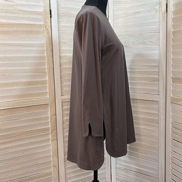 Eileen Fisher Split Hem Tunic Top XS - Picture 2 of 7